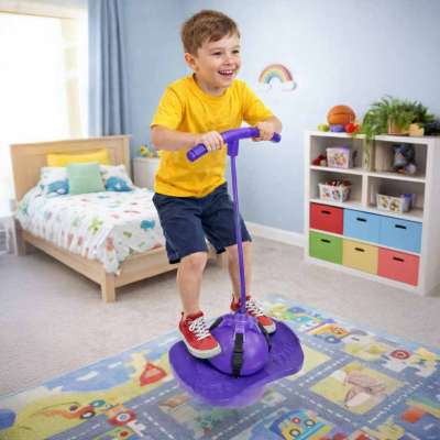 Children's pogo balance jumper purple