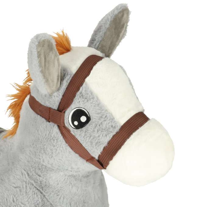 Children's rubber jumping pump horse