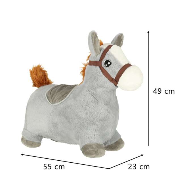 Children's rubber jumping pump horse