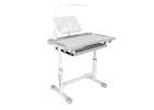 Children's school desk adjustable chair LED lamp USB grey 6