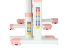 Children's school desk adjustable chair LED lamp USB pink 5