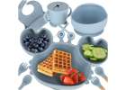 Children's silicone utensils crab zest 9el niebi 1