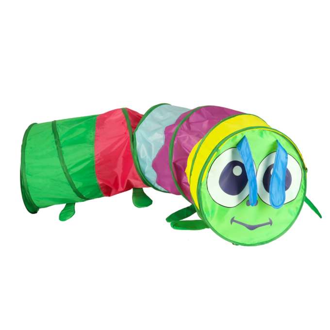 Children's tunnel tent garden track self-folding home garden large folding caterpillar