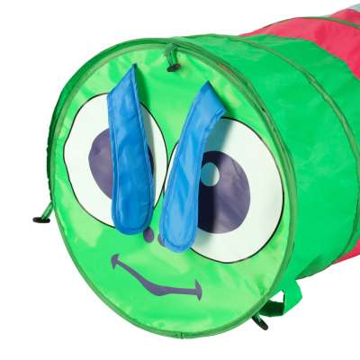 Children's tunnel tent garden track self-folding home garden large folding caterpillar