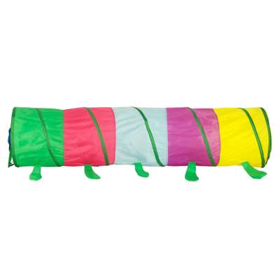 Children's tunnel tent garden track self-folding home garden large folding caterpillar