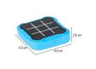 Circle and crosses electronic game blue 9