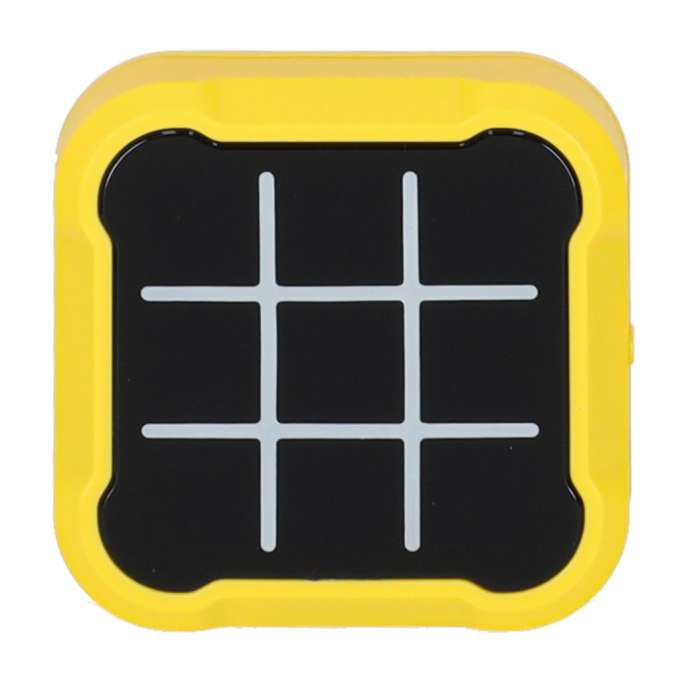 Circle and crosses electronic game yellow