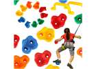 Climbing stones children's climbing frames colourful 10 pcs + screws 1