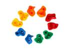 Climbing stones children's climbing frames colourful 10 pcs + screws 2