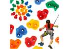 Climbing stones children's climbing frames colourful 20 pcs + screws 1