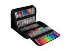 Coloured gel pens in a case 100pcs + 100 caps 5