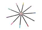 Coloured pencils in case 120pcs. 8