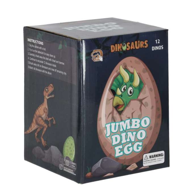 Dinosaurs excavation dinosaur egg 12 figures archaeological set