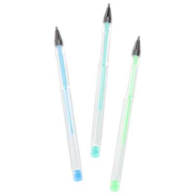 Długopisy żelowe kolorowe w etui 100 sztuk + 100 wkładów