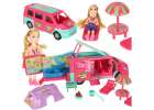 Doll Camper Van Playset with Accessories Doll Pool 1