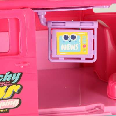 Doll Camper Van Playset with Accessories Doll Pool