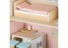 Dollhouse in a suitcase with accesories and wooden furniture 2