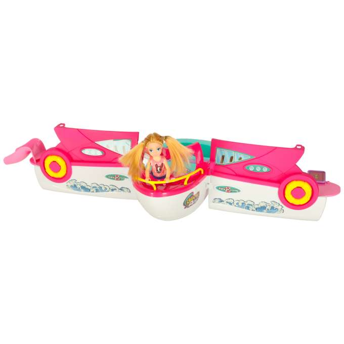 Dolls' boat folding yacht doll accessories