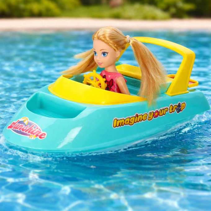 Dolls' boat folding yacht doll accessories