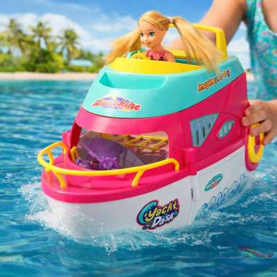 Dolls' boat folding yacht doll accessories