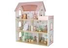 Domek dla lalek drewniany LULILO Peonio 70cm LED róż 17