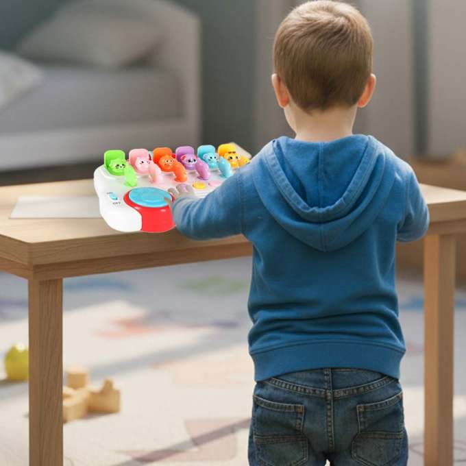 Educational bus playing pop-up animals keys