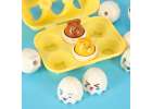Educational puzzle sorter match shapes eggs montessori animals 6 pcs 12