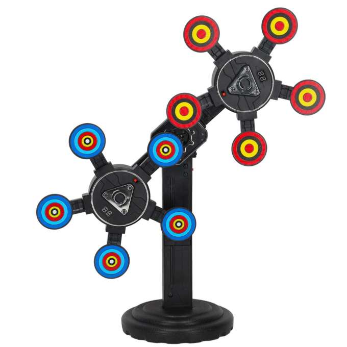 Electronic target moving double shooting range target shooting