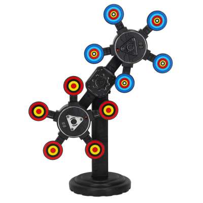 Electronic target moving double shooting range target shooting