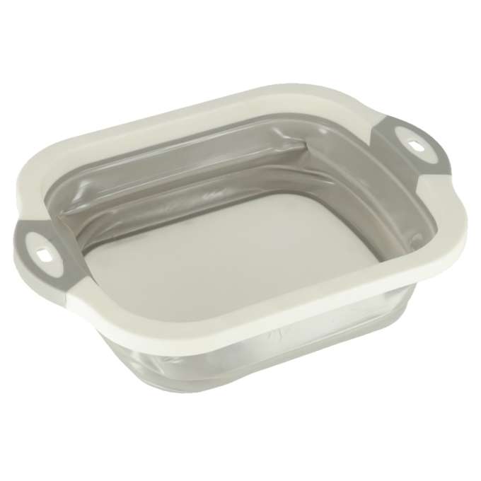 Foldable Silicone Basin with Drain Cutting Board Sink Colander