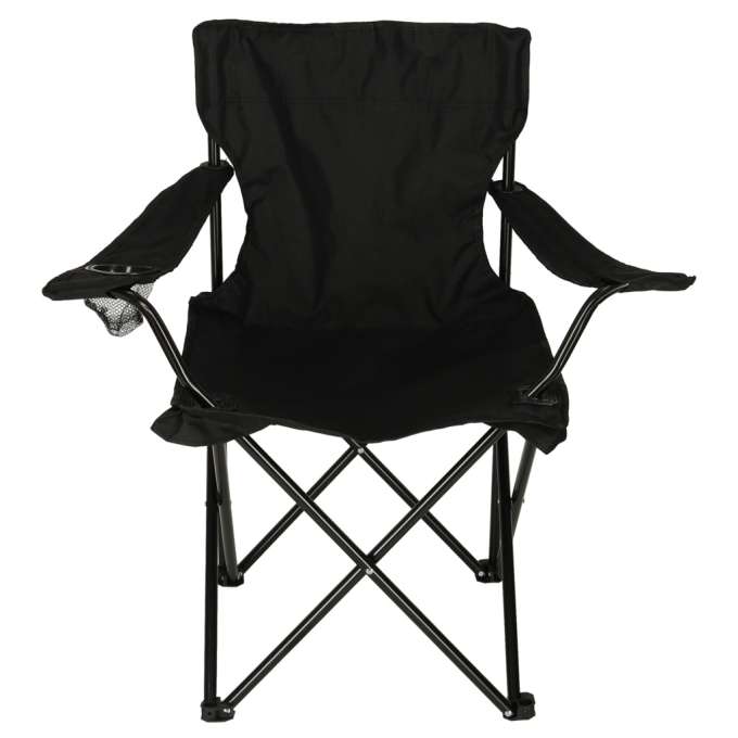 Folding fishing touring chair black