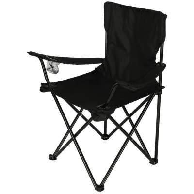 Folding fishing touring chair black