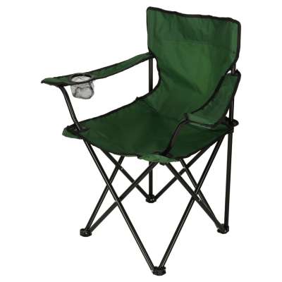 Folding fishing tourist chair green