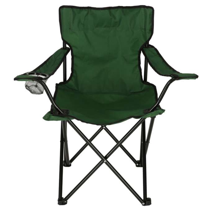 Folding fishing tourist chair green