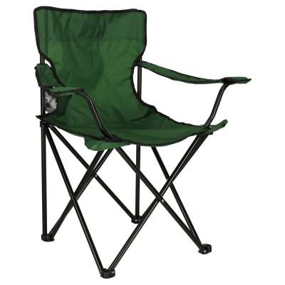 Folding fishing tourist chair green