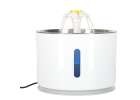 Fountain drinker for dog cat pet automatic LED drinker USB 2,4l cleaning filter 4