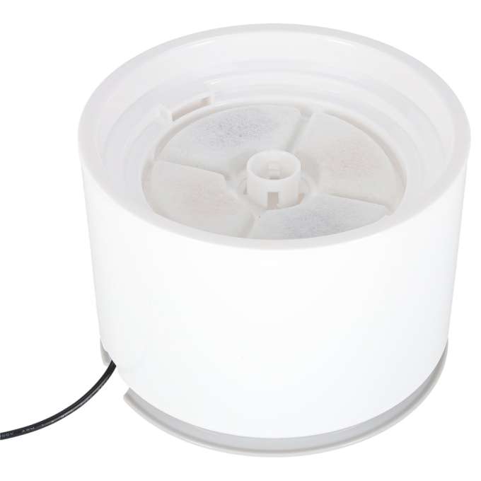 Fountain drinker for dog cat pet automatic LED drinker USB 2,4l cleaning filter