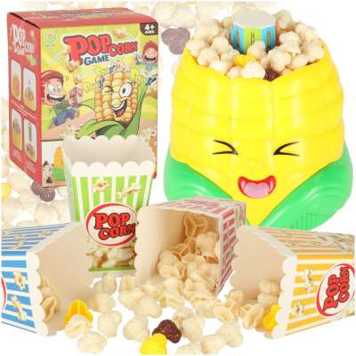 Gra zręcznościowa Złap popcorn kukurydza kubeczki 4 graczy
