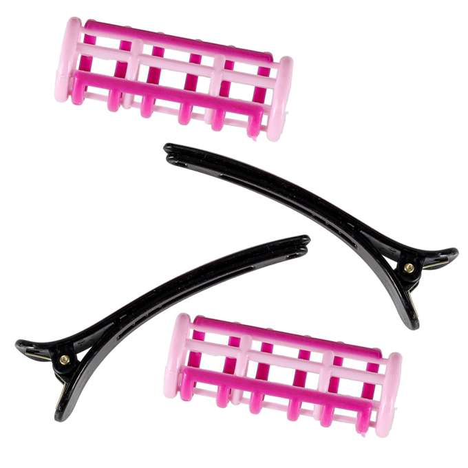 Hairdressing set for children hairdryer straightener 20 items