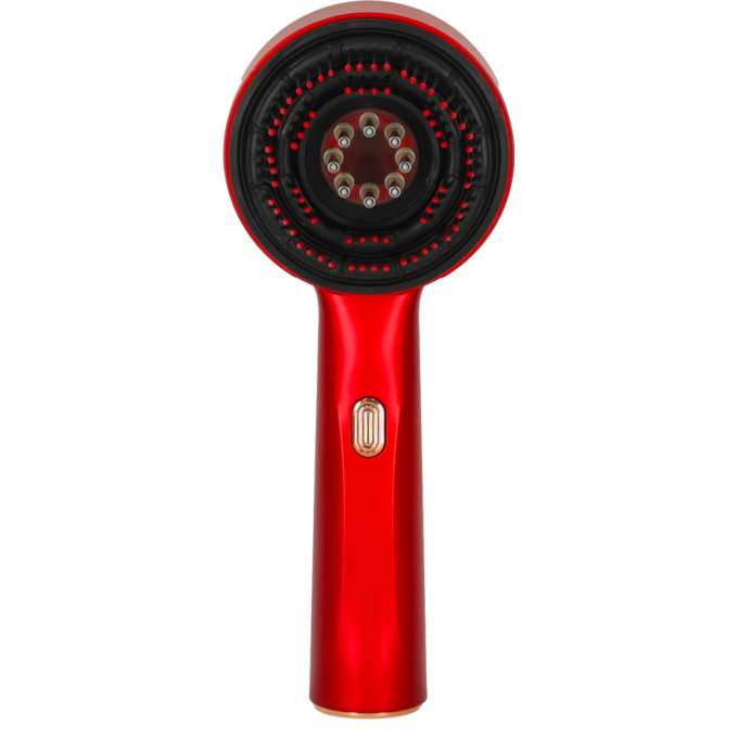 Head massage brush massager hair care red light oil applicator USB
