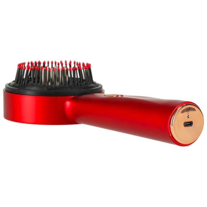 Head massage brush massager hair care red light oil applicator USB