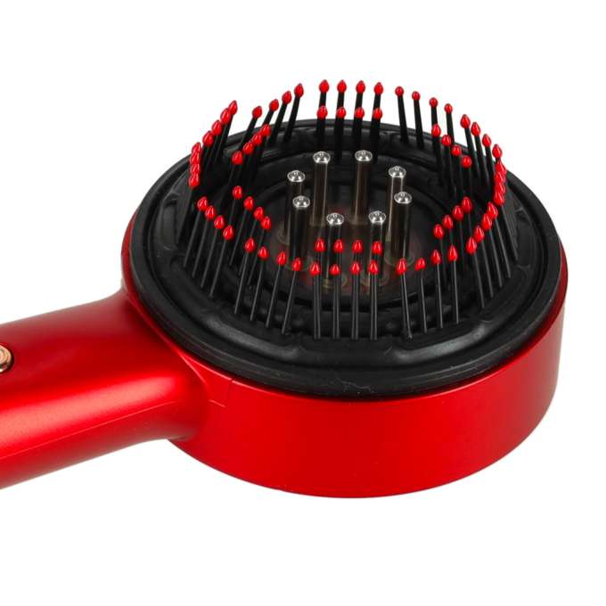 Head massage brush massager hair care red light oil applicator USB