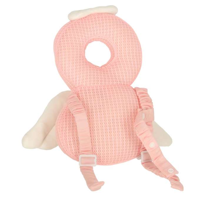 Head protection cushion for learning to walk backpack fall safety angel