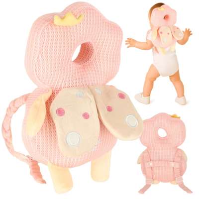 Head protection cushion for learning to walk backpack fall safety powder