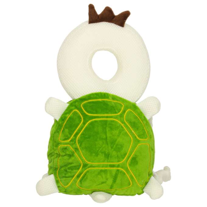Head protection cushion for learning to walk backpack fall safety turtle