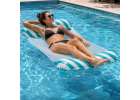 Inflatable beach mattress hammock water lounger chair swimming pool blue 7