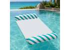 Inflatable beach mattress hammock water lounger chair swimming pool blue 8