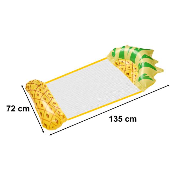 Inflatable beach mattress hammock water lounger chair swimming pool pineapple