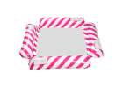 Inflatable beach mattress hammock water lounger chair swimming pool pink 4