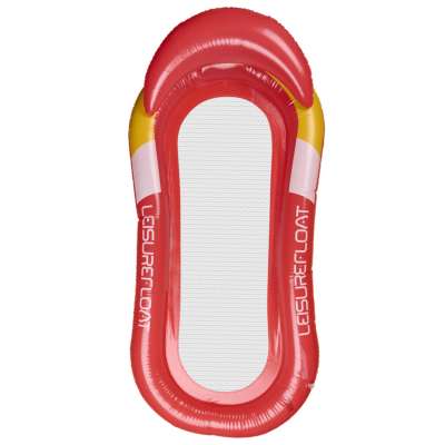 Inflatable beach mattress hammock water lounger chair swimming pool red